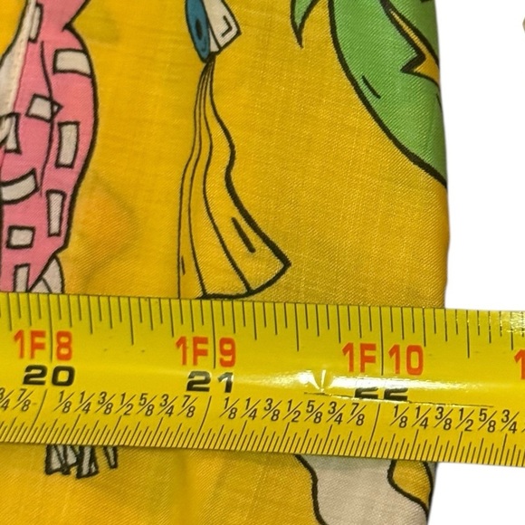 Vintage Tropical Print Safety-Pin Top – Size M - Picture 6 of 8